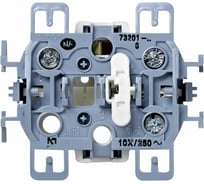 Одноклавишный проходной выключатель Simon, 10А, 250В, S73, S73 Loft 73201-39