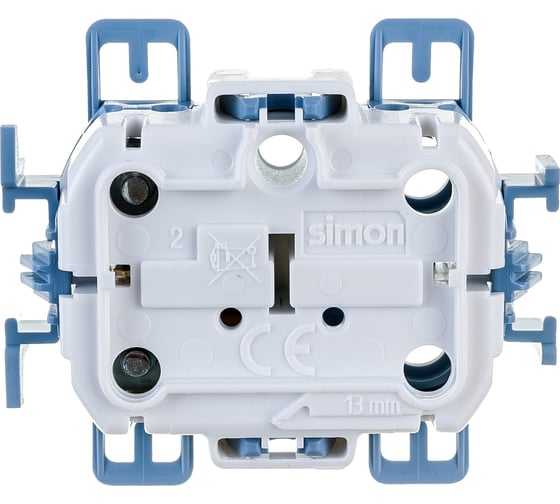 Одноклавишный выключатель Simon, 10А 250В, S73, S73 Loft 73101-39 1