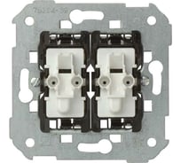 Проходной двухклавишный выключатель с подсветкой Simon, 10А, 250В, S82, S82N, S82 Detail 75394-39
