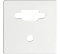Накладка Simon, для коннектора VGA HD15 мама, мини-джек 3,5 мм, белый 8200091-030