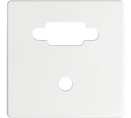 Накладка Simon, для коннектора VGA HD15 мама, мини-джек 3,5 мм, белый 8200091-030