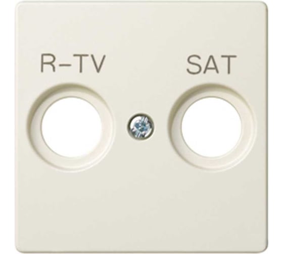 Накладка для спутниковых радио-телевизионных розеток Simon, 82 Detail, слоновая кость 82097-31 1