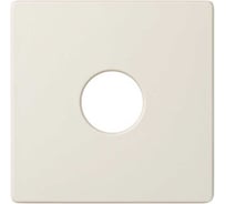 Накладка на аудиорозетку для подключения одной аудиоколонки Simon слоновая кость 82057-31