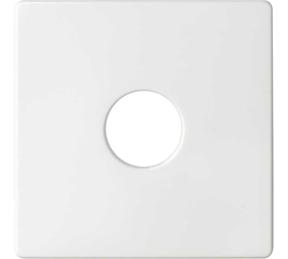 Накладка на аудиорозетку для подключения одной аудиоколонки Simon, белый 82057-30 1
