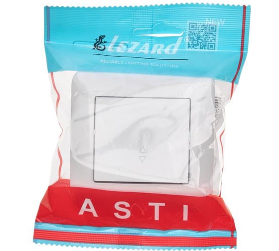 Выключатель проходной Lezard ASTI белый 7081-0202-105