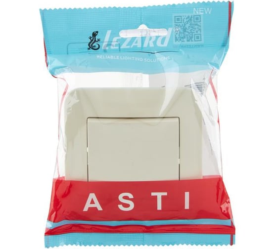 Выключатель Lezard ASTI крем 7081-0303-100