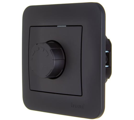 Диммер Lezard ASTI 1000W чёрный бархат 7081-4242-157