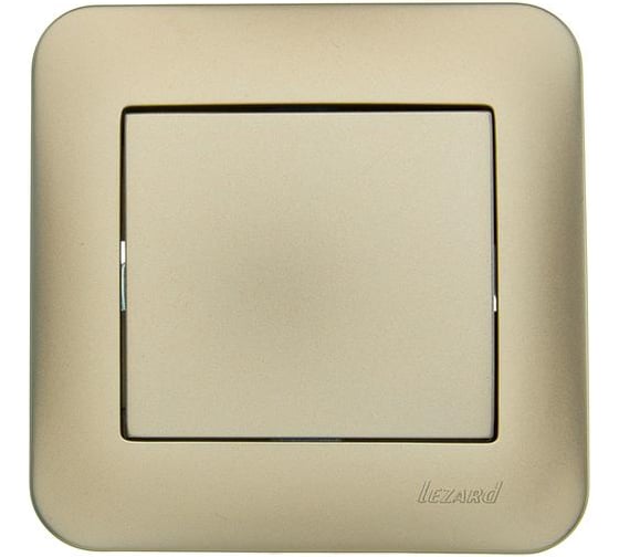 Выключатель Lezard ASTI золото 7081-3636-100 1