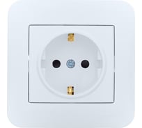 Розетка с защитой от детей Lezard ASTI ПБТ, белая 7081-0202-124B