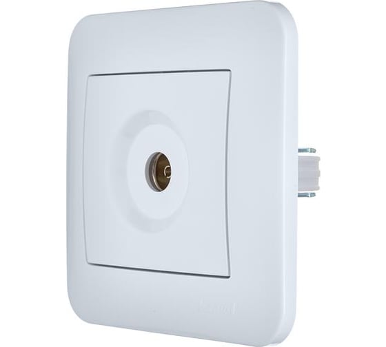 Розетка ТВ оконечная Lezard ASTI белая 7081-0202-130