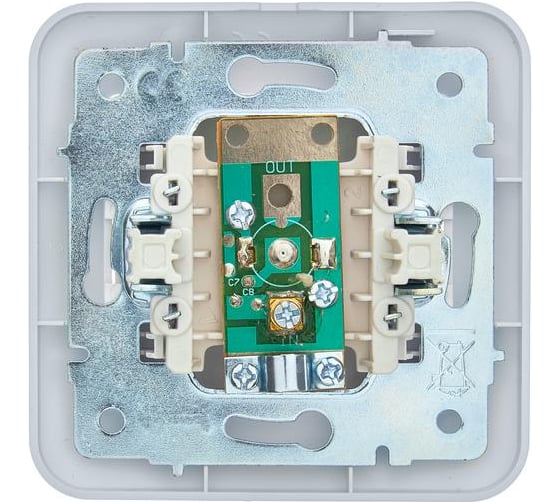 Розетка ТВ оконечная Lezard ASTI белая 7081-0202-130