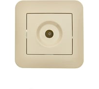 Розетка ТВ проходная Lezard ASTI крем 7081-0303-129