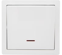 Выключатель с подсветкой Lezard LETO белый 752-0200-111