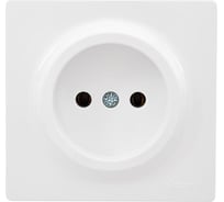 Розетка Lezard LETO без заземления, ПБТ, белый 752-0200-121B