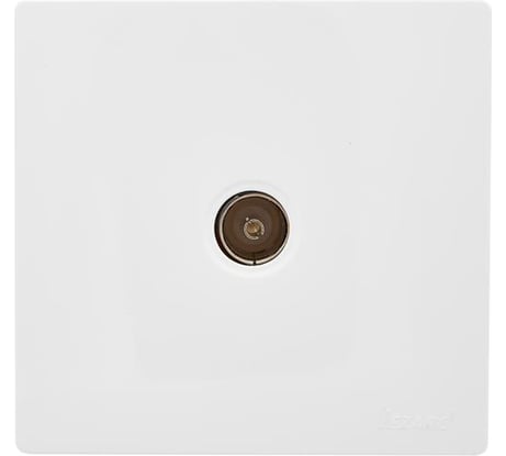 Розетка ТВ оконечная Lezard LETO белый 752-0200-130