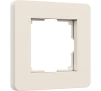 Рамка на 1 пост WERKEL Split (айвори/белый, soft-touch) a067251