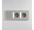 Рамка на 3 поста WERKEL Split (дымчатый/белый, soft-touch) a067262 4