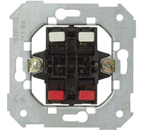 Кнопочный двухклавишный выключатель на размыкание Simon, 10А 250В 75395-39