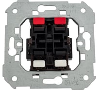Кнопочный двухклавишный выключатель Simon, 2 входа 2 выхода, 10А 250В 75396-39