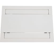 Двухсторонний врезной розеточный блок с крышкой и вводом Simon, 6x2PE, 2 модуля, белый, S400 47403000-130