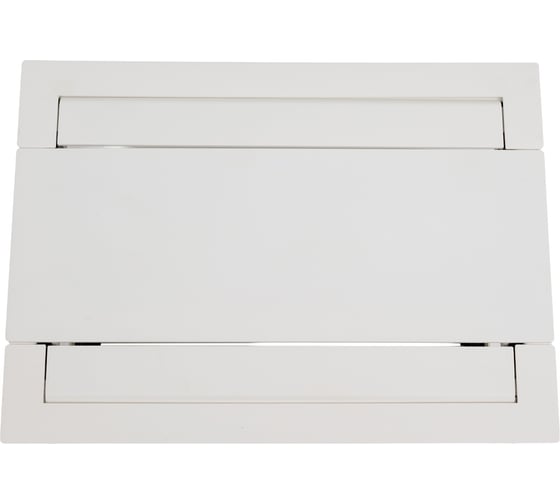 Двухсторонний врезной розеточный блок с крышкой и вводом Simon, 6x2PE, 2 модуля, белый, S400 47403000-130