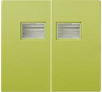 Декоративная сменная клавиша для двухклавишных выключателей с подсветкой Simon, 2 шт, S44 Aqua, фисташковый 4400026-065