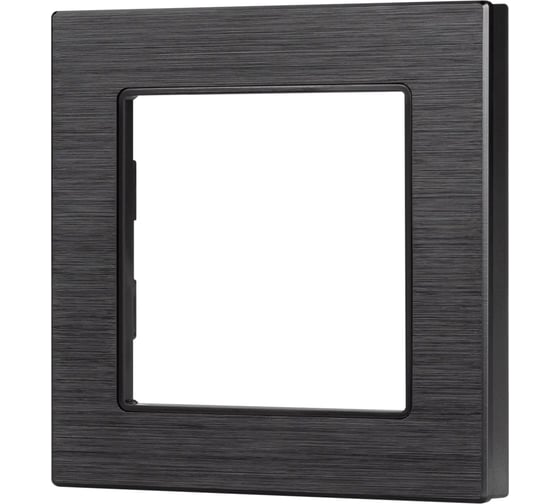 Рамка Arlight алюминиевая FRM-PRESTO-ALS-1-BK 1шт 043850 1
