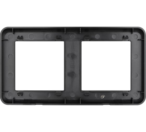 Рамка Arlight пластиковая FRM-VERSA-PL-2-BK 1шт 043778