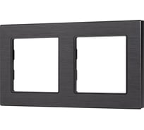 Рамка Arlight алюминиевая FRM-PRESTO-ALS-2-BK 1шт 043855