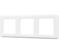 Рамка Arlight пластиковая FRM-VERSA-PL-3-WH 1шт 043782