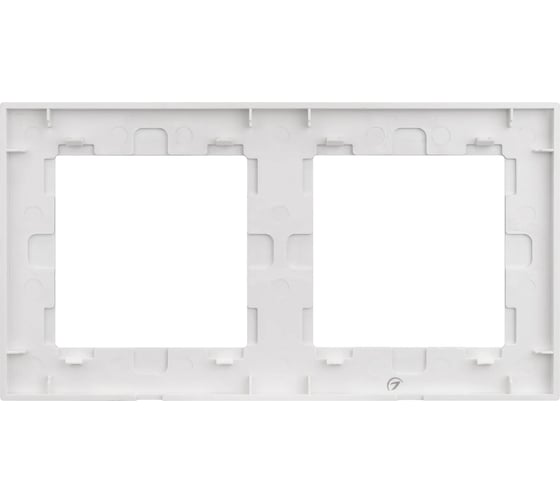 Рамка Arlight стеклянная FRM-GLARE-GS-2-WH 1шт 043796