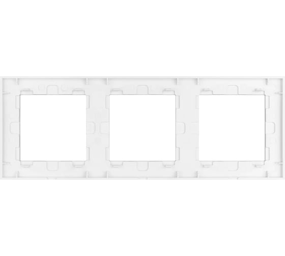 Рамка Arlight стеклянная FRM-GLARE-GS-3-WH 1шт 043799