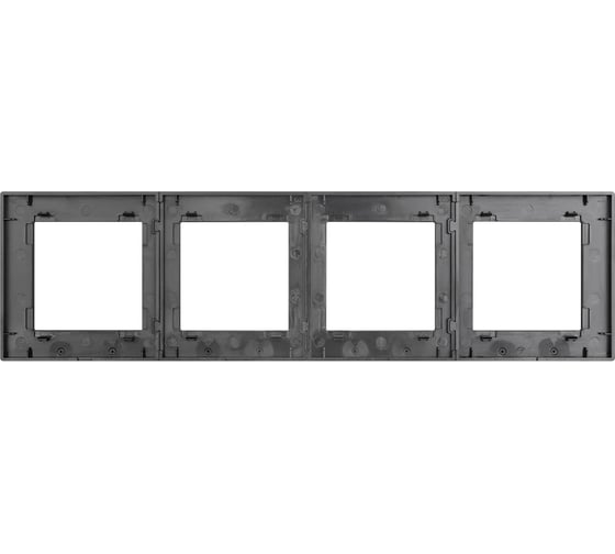 Рамка Arlight стеклянная FRM-GLARE-GS-4-BK 1шт 043803