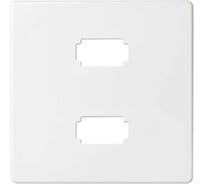 Накладка для коннектора Simon 2хUSB 2.0 типа А, мама, S82, S82N, S82 Detail, белый 8201090-030