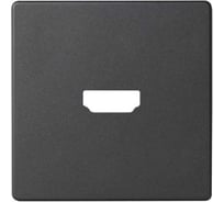 Накладка для коннектора Simon HDMI v 1.4, мама, S82, S82N, S82 Detail, графит 8201094-038