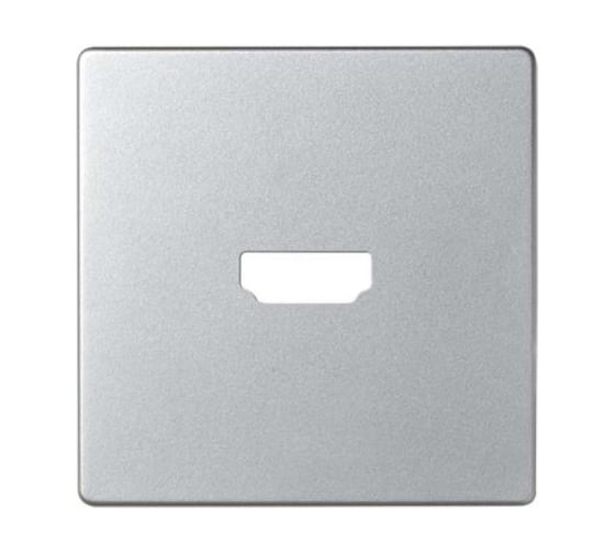 Накладка для коннектора Simon HDMI v 1.4, мама, S82, S82N, алюминий 8201094-033