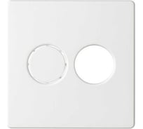 Накладка на аудиорозетку для подключения двух аудиоколонок Simon, S82, S82N, белый 82082-30