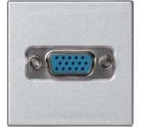 Плата с разъёмом VGA Simon, D-sub, 15 pin, К45, винтовой зажим, мама, алюминий K100B-8