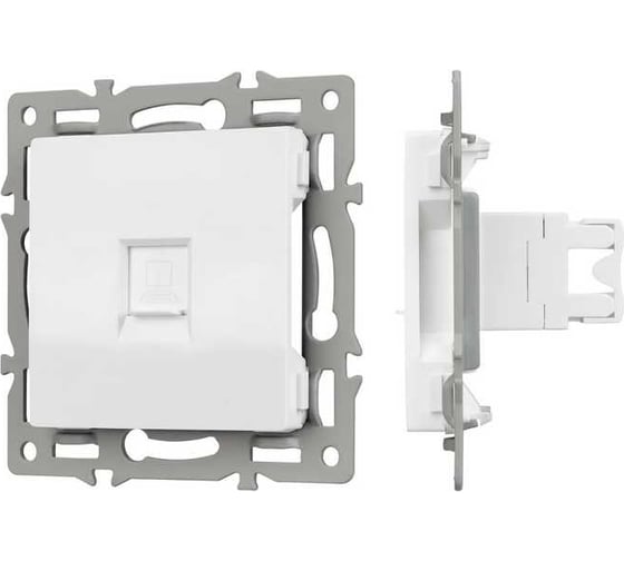 Механизм компьютерной розетки Arlight SCT-MPC1-PL-WH 1шт 045301