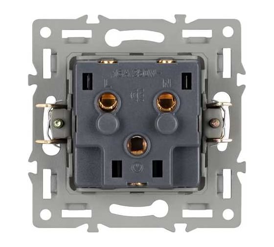 Механизм электрической розетки Arlight SCT-MEU1-PL-BK 1шт 043731