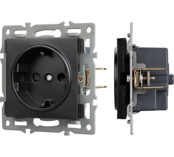 Механизм электрической розетки Arlight SCT-MEU1-PL-BK 1шт 043731