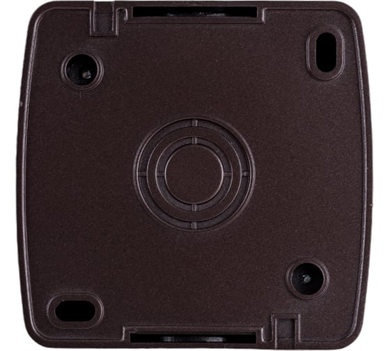 1-клавишный выключатель TDM ELECTRIC открытой установки с подсветкой IP44 10А шоколад "Селигер" SQ1818-0203
