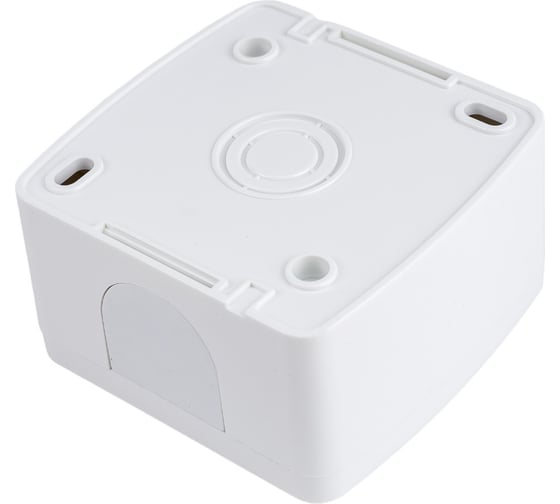 1-клавишный выключатель на 2 направления TDM ELECTRIC открытой установки IP44 10А белый "Селигер" SQ1818-0011