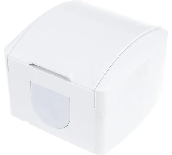 Розетка TDM ELECTRIC 2П+3 открытой установки IP54 16А с крышкой белая "Селигер" SQ1818-0013