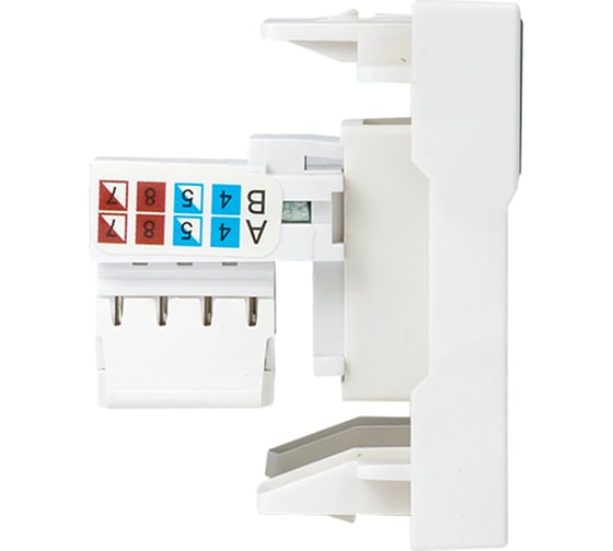 Розетка EKF RJ45, категории 5e 2 модуля E2MK015E-135-10