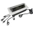 Выдвижной горизонтальный блок розеток DORI 2 розетки +2USB +1HDMI +1VGA с кабелем 2м GLS 45663 1