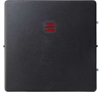 Клавиша Simon для кнопочного выключателя с подсветкой, S82, S82N, S82 Detail, графит 82011-38