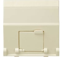 Адаптер со шторками на 1 коннектор Simon AMP UTP, FTP, SYSTYMAX RJ12, UTP, S27, слоновая кость 27081-32