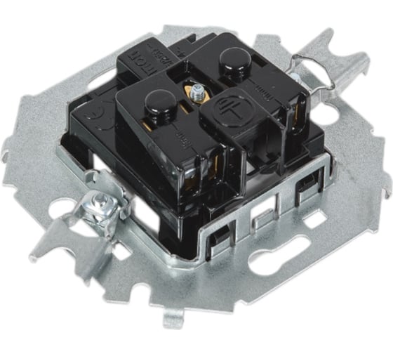 Розетка Simon 2P со шторками, 16А, 250В, винтовой зажим, белый 20 1591444-030