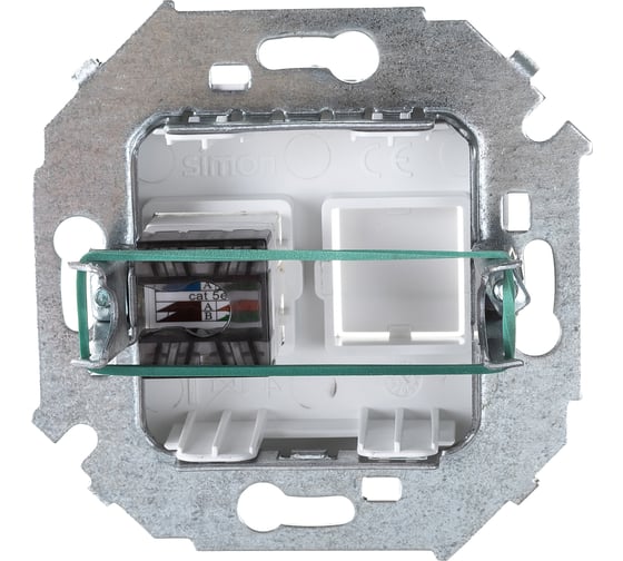 Компьютерная розетка Simon RJ45 кат.5е, белый 20 1591598-030
